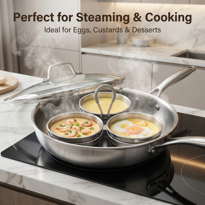 🥚𝑺𝒕𝒂𝒊𝒏𝒍𝒆𝒔𝒔 𝑺𝒕𝒆𝒆𝒍 3-𝑪𝒖𝒑 𝑬𝒈𝒈 𝑷𝒐𝒂𝒄𝒉𝒆𝒓 – 𝑵𝒐𝒏𝒔𝒕𝒊𝒄𝒌 𝑬𝒈𝒈 𝑷𝒐𝒂𝒄𝒉𝒊𝒏𝒈 𝑺𝒆𝒕 𝒇𝒐𝒓 𝑷𝒆𝒓𝒇𝒆𝒄𝒕 𝑩𝒐𝒊𝒍𝒆𝒅 𝑬𝒈𝒈𝒔